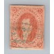ARGENTINA 1867 GJ 27A ESTAMPILLA RIVADAVIA DE 6ta TIRADA DE PERFECTA CONDICION, ESPLENDIDO CON SUS 4 MARGENES HERMOSO SELLO CLASICO RARO Y DE LUJO U$ 270